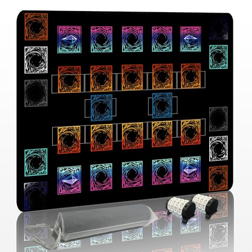 Extalas Stitched for Yugioh Playmat 2PlayerFree Counters2 Storage Bag Master Rule Duel Field Zones Large Card Game Mat Original Art Designs Accessories Basic - Image 1