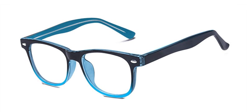 Outray Kids Computer Blue Light Blocking Glasses for Boys and Gilrs Age 312 Anti Eyestrain Gradient Blue 46