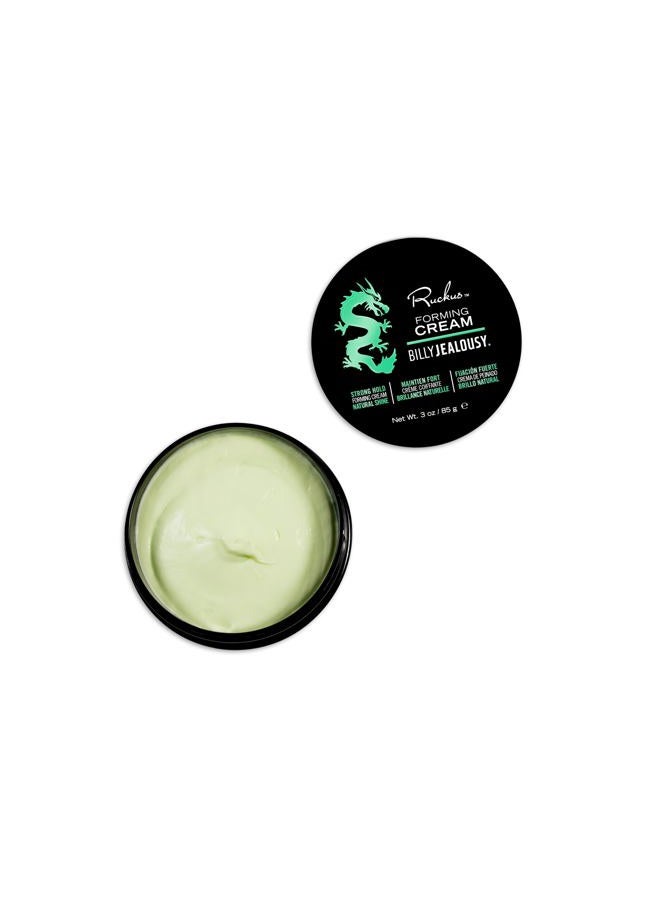 Billy Jealousy Ruckus Hair Forming Cream, Men's Styling Hair Cream For Strong Hold and High Shine, 3 Oz. - Image 2