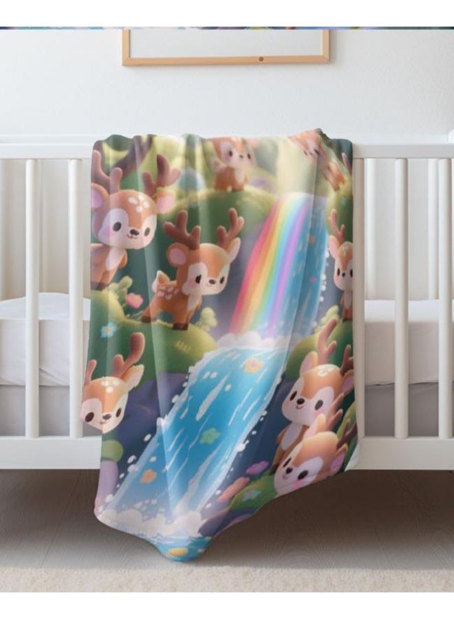 عام بطانية رقيقة من الفانيلا (حرارة ومريحة، ومناسبة للنوم واستخدام اللعبة والغبار والرمل) 150 سم * 200 سم - 1139 - Image 4