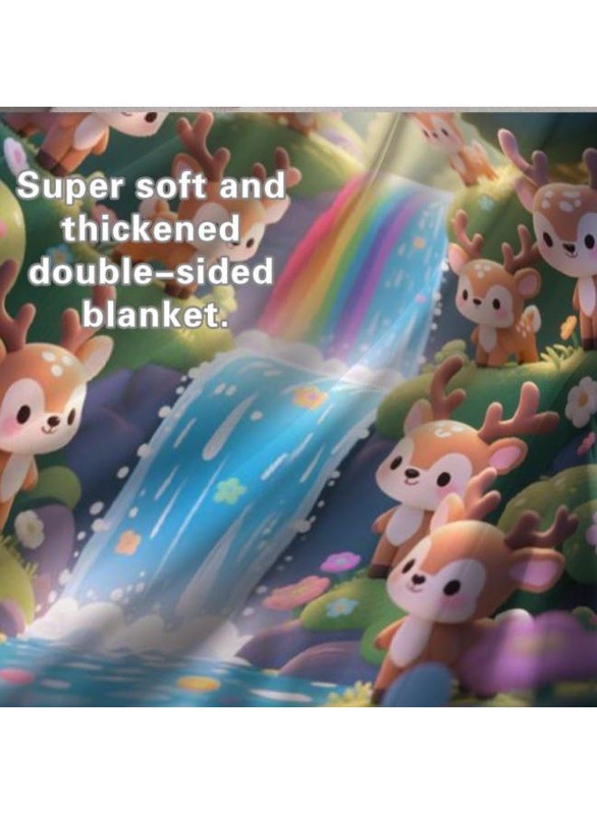 عام بطانية رقيقة من الفانيلا (حرارة ومريحة، ومناسبة للنوم واستخدام اللعبة والغبار والرمل) 150 سم * 200 سم - 1139 - Image 1