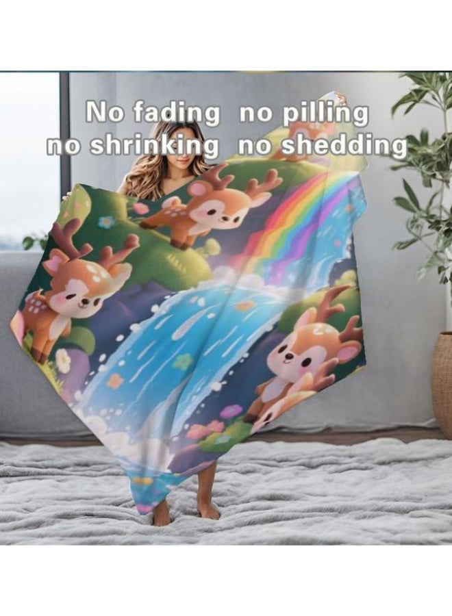 عام بطانية رقيقة من الفانيلا (حرارة ومريحة، ومناسبة للنوم واستخدام اللعبة والغبار والرمل) 150 سم * 200 سم - 1139 - Image 5