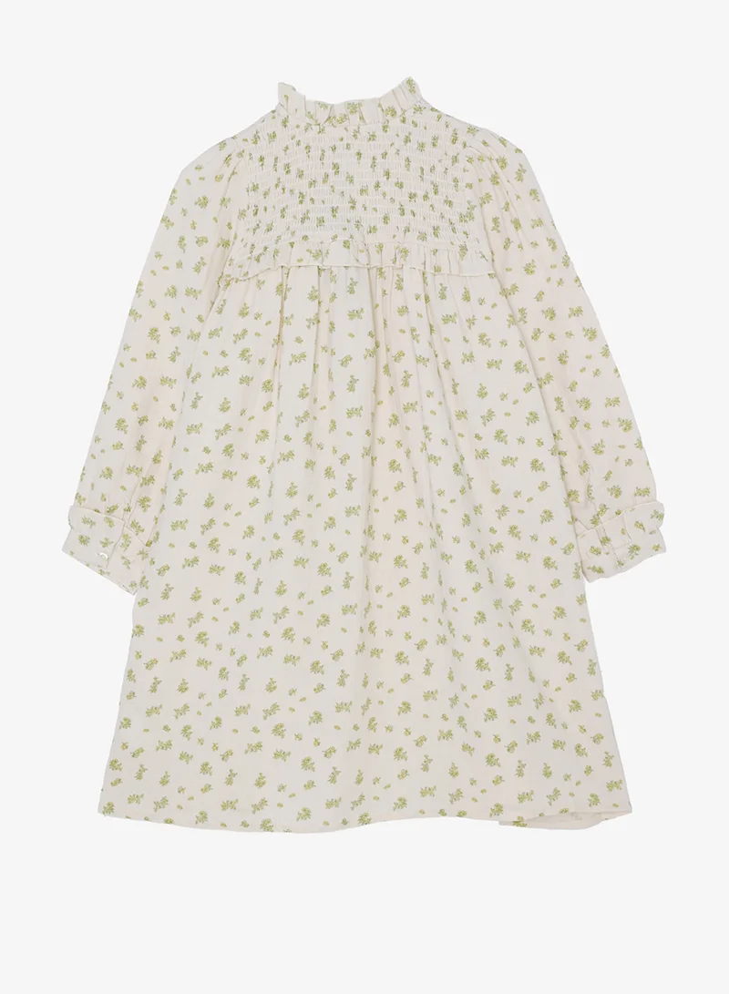 Ripples Girls Printed Cotton Dress