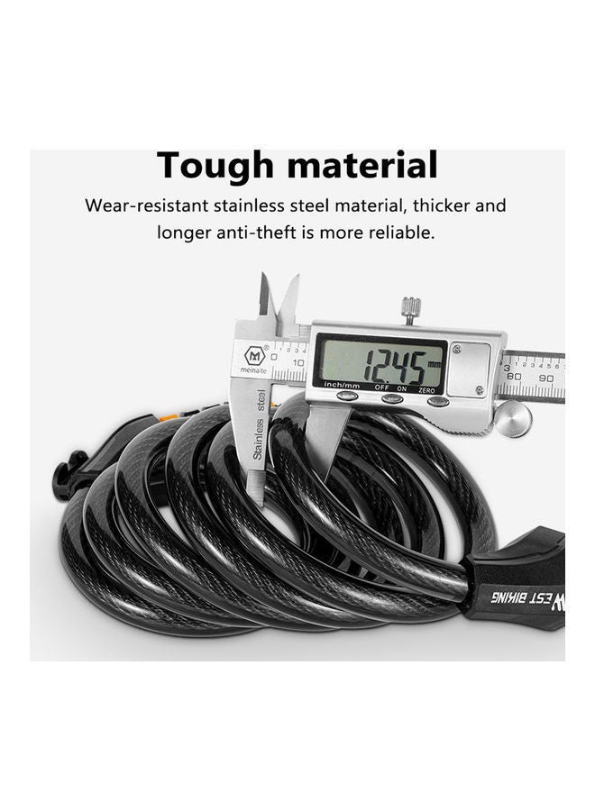 نيبمينينت قفل دراجة مكون من خمس أرقام - Image 2