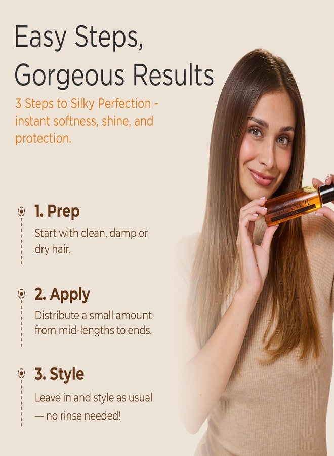 Kativa Bundle Argan Shine Hair Treatment 4 oz + Argan Oil 2 oz (2 Pack) - Organic Argan Oil for Intense Shine, Smoothness & Hair Protection - Image 3