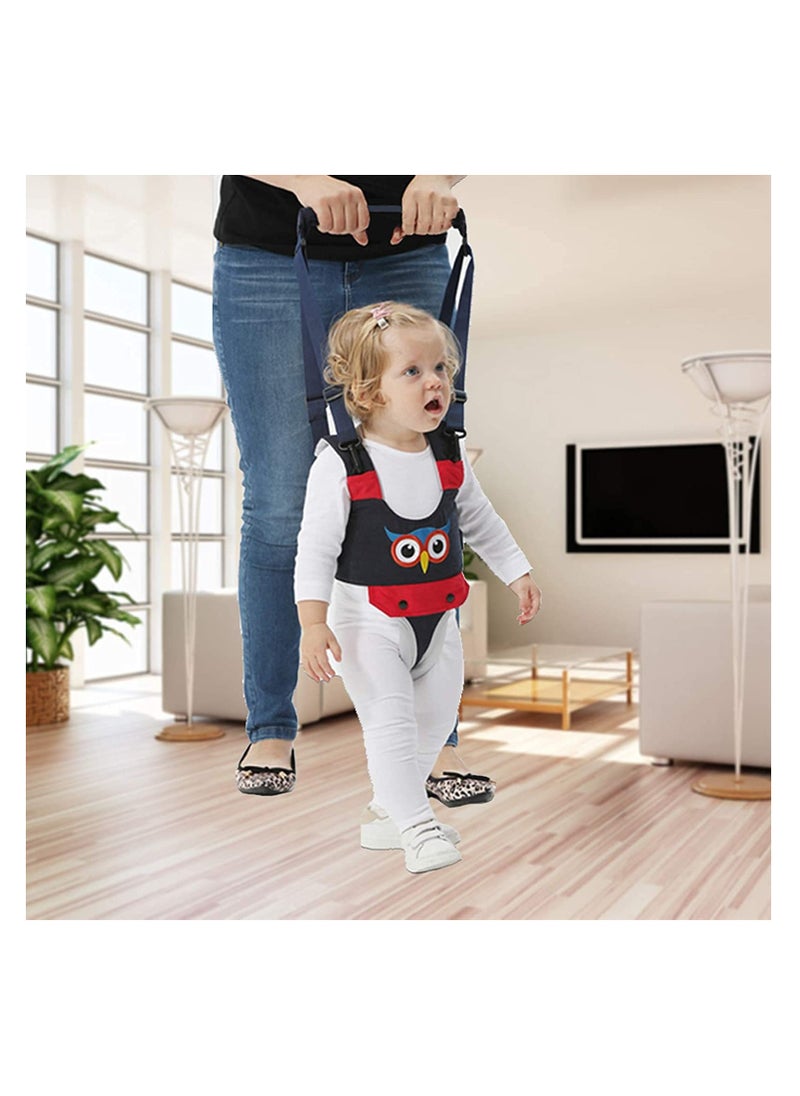SYOSI - Baby Walker Handheld Kids Toddler Walking Harness Helper Assistant Protective Belt Child Activity Walker Adjustable Standing Up Walking Learning Helper for Toddler 7-24 Month Blue - Image 1