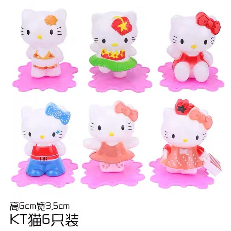 Kt Cat Ding Dang Cat Cake Decoration Shake Head Mickey Minnie Donald Duck Doraemon Bear Rabbit Accessories Baking Ornaments - Image 4