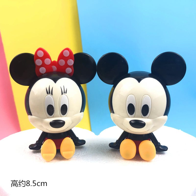 Kt Cat Ding Dang Cat Cake Decoration Shake Head Mickey Minnie Donald Duck Doraemon Bear Rabbit Accessories Baking Ornaments - Image 3