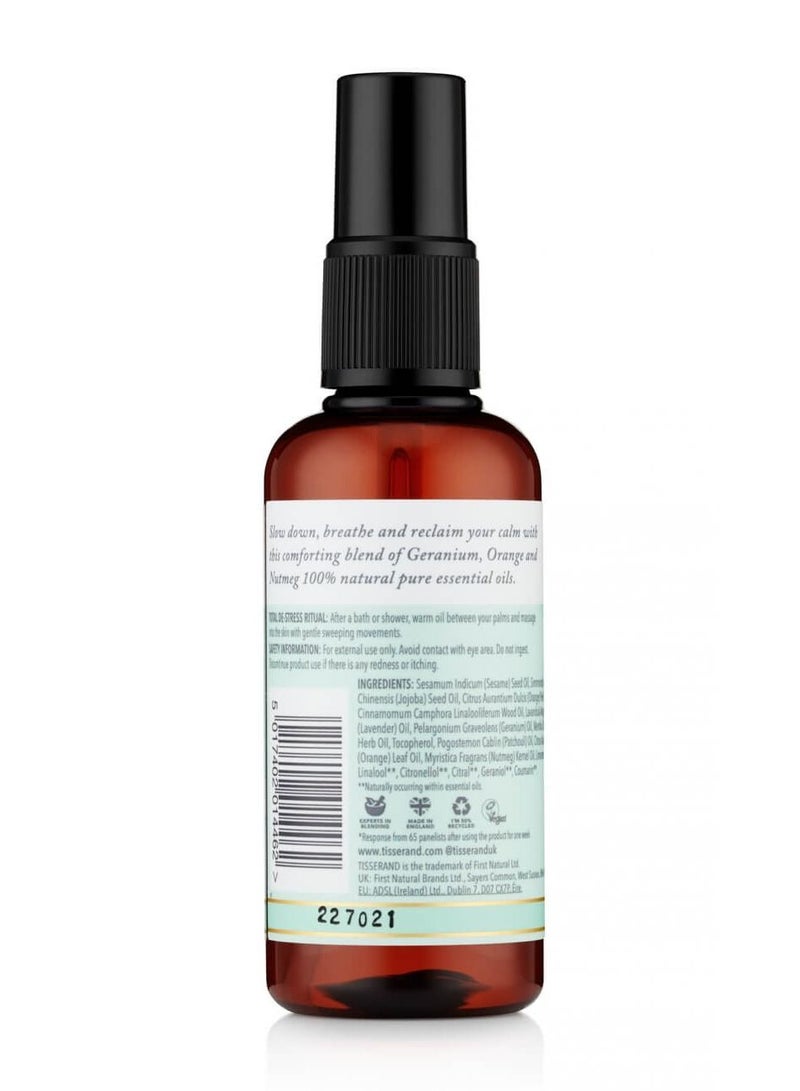 TISSERAND AROMATHERAPY - UK Total De-Stress Massage & Body Oil 100ml - Image 2