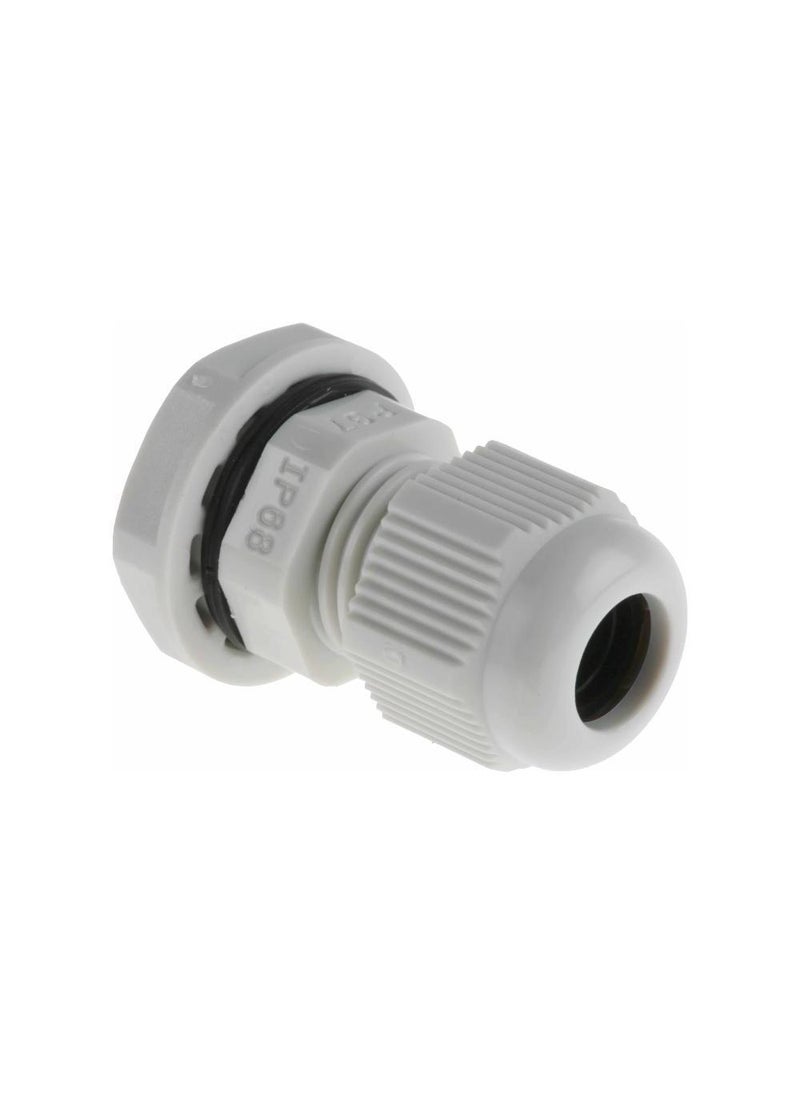 Generic - PG7 Waterproof Plastic Cable Gland Connector (3~6.5mm) (10 Pieces) - Image 1