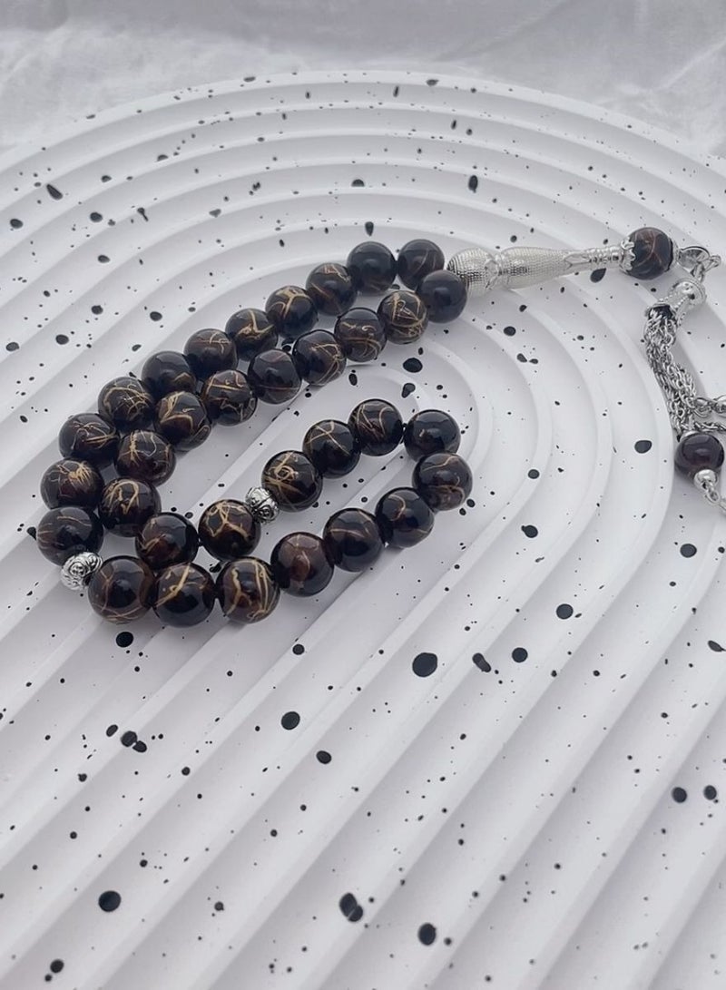 general 3 Pcs33 Artificial Stone Prayer Beads/Tasbih/10mm - Image 2