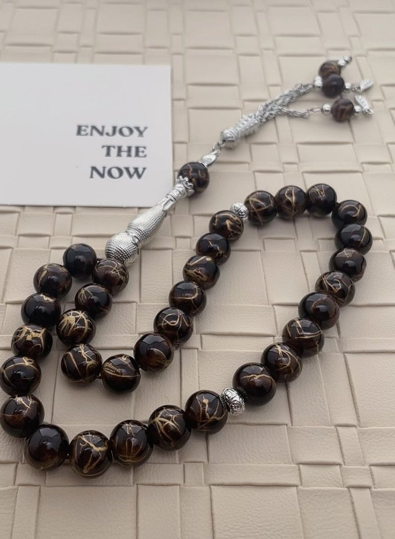 general 3 Pcs33 Artificial Stone Prayer Beads/Tasbih/10mm - Image 5