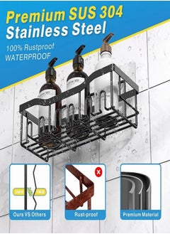 Shower Caddy 5 Pack, Adhesive Bathroom Organizer for Bathroom Storage Kitchen, No Drilling, Large Capacity, Rustproof Stainless Steel Bathroom Organizer Shelves for Inside Shower Rack - pzsku/ZA2B4BA7BE126B42C341EZ/45/_/1680746022/6ed282df-ec2a-40ef-ba89-e05467a8c337