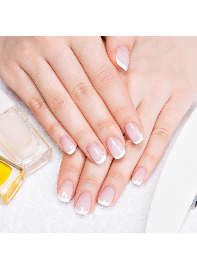 Blulu 6 Pieces White Nail Pencils 2-In-1 Nail Whitening Pencils with Cuticle Pusher for French Manicure Supplies - Image 3