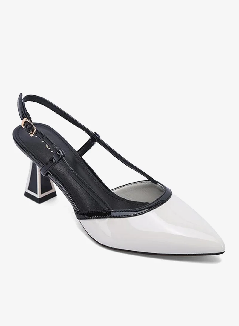 فايور Stylish Modern Geo-Heel Pump CD 026