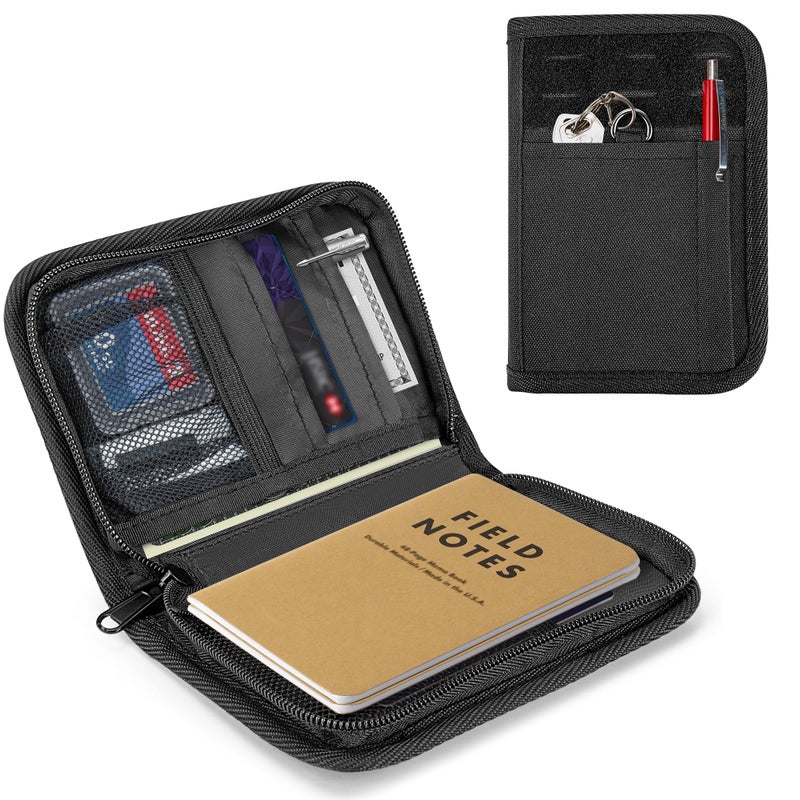 داميرو غلاف دفتر يوميات داميرو لدفاتر ملاحظات فيلد نوتس 3.5 × 5.5، غلاف دفتر ملاحظات مولسكين كاهييه، غلاف دفتر ملاحظات جيب للمذكرات والمخططات (حقيبة فقط) - Image 1