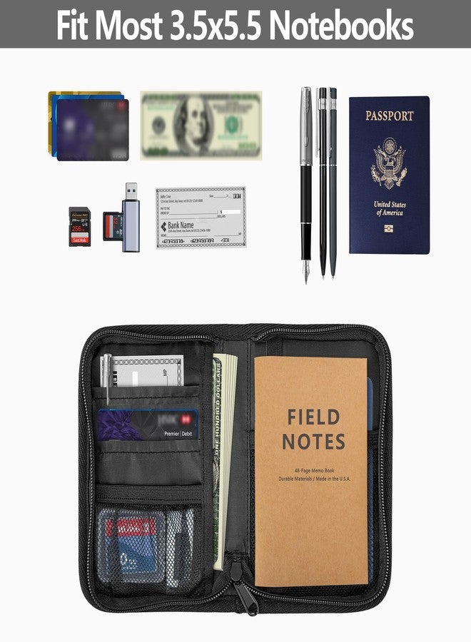 داميرو غلاف دفتر يوميات داميرو لدفاتر ملاحظات فيلد نوتس 3.5 × 5.5، غلاف دفتر ملاحظات مولسكين كاهييه، غلاف دفتر ملاحظات جيب للمذكرات والمخططات (حقيبة فقط) - Image 5