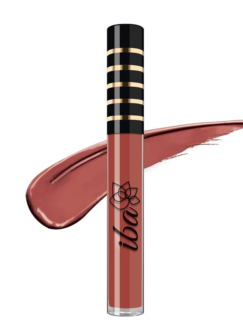 Iba Maxx Matte Liquid Lipstick Shade Caramel Nude 2.6ml - Image 1