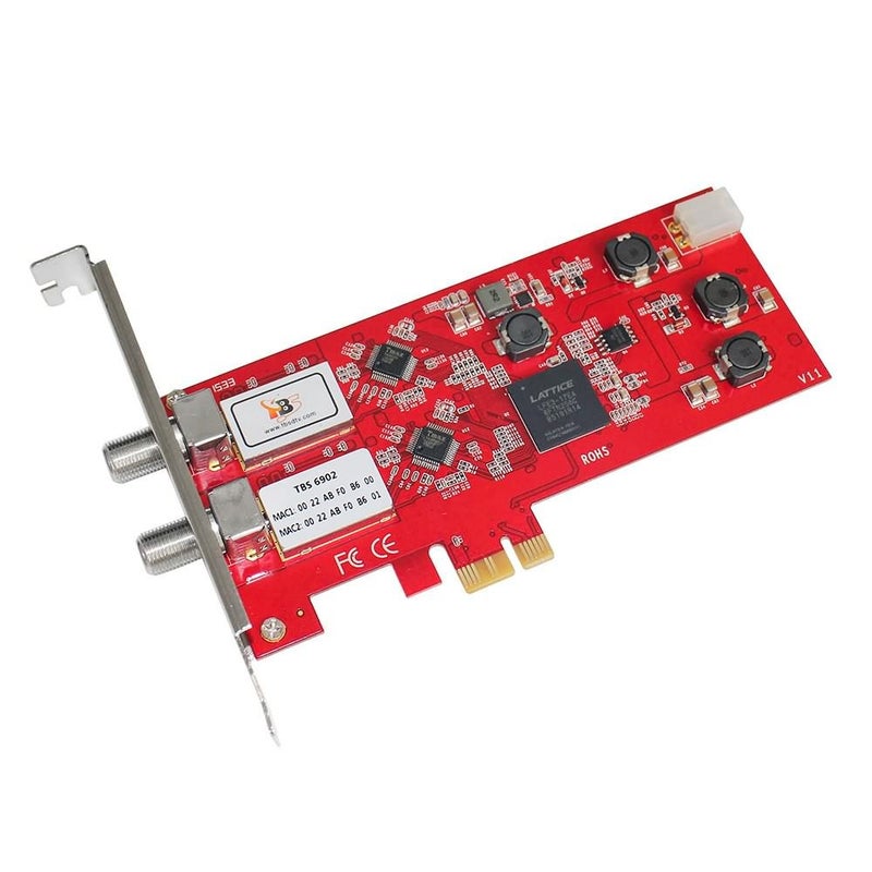 TBS 6902 DVB-S/S2 Dual Tuner Digital PCIe Satellite TV Card for Live TV IPTV Server - Image 2