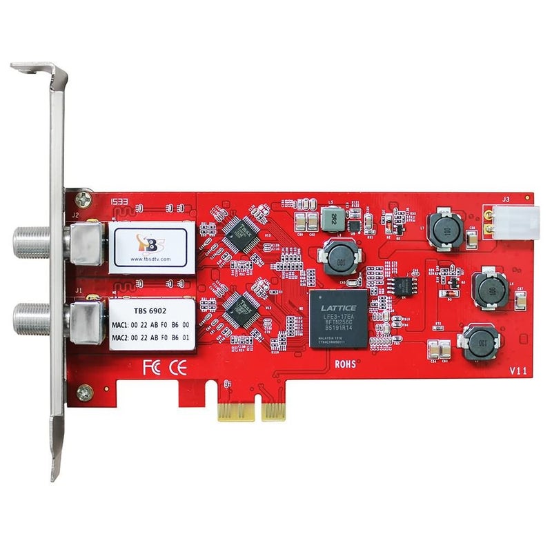 TBS 6902 DVB-S/S2 Dual Tuner Digital PCIe Satellite TV Card for Live TV IPTV Server - Image 1