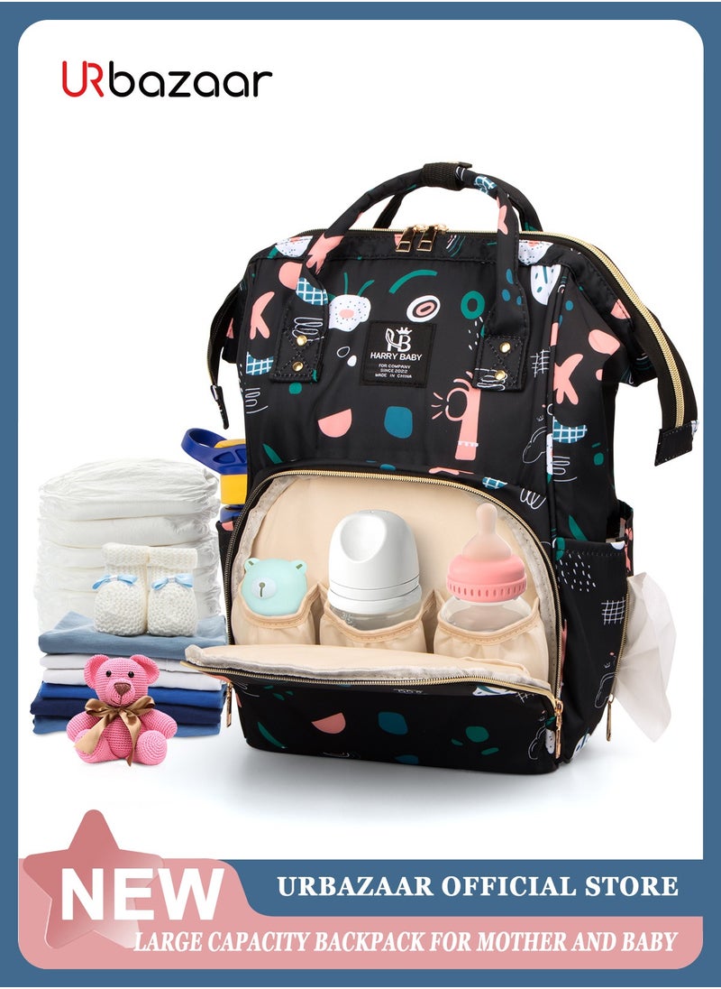 hairry baby - Baby Diaper Bag Backpack - Baby Bag for Boys and Girls, Diaper Backpack - Large Diaper Bags for Travel - Baby Gifts & Bath Search Log - Newborn Essentials & Supplies for Mom - Image 1