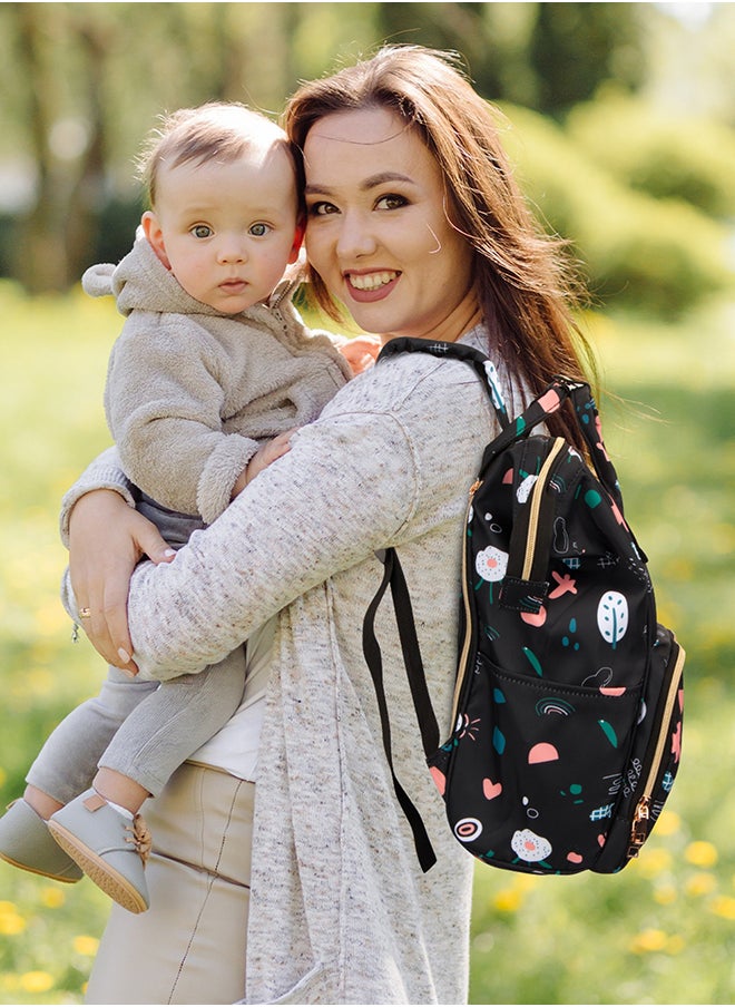 hairry baby - Baby Diaper Bag Backpack - Baby Bag for Boys and Girls, Diaper Backpack - Large Diaper Bags for Travel - Baby Gifts & Bath Search Log - Newborn Essentials & Supplies for Mom - Image 1