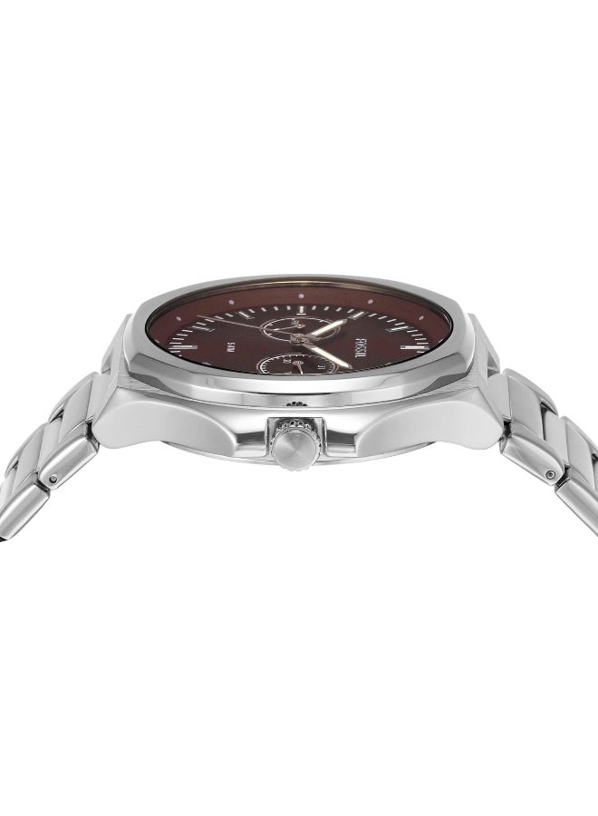 FOSSIL Men Analog Burgundy Dial Men's Stainless Steel Watch BQ2807 - Image 3