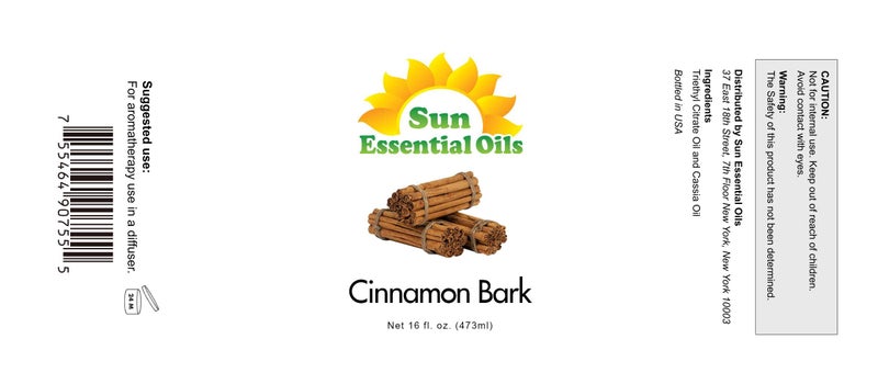 Sun Essential Oils - Cinnamon Bark Essential Oil (16 oz) for Diffuser, Aromatherapy Massage, Skin & Hair, Fragrance for Candle, Soap & Lotion Making at Home - Image 2