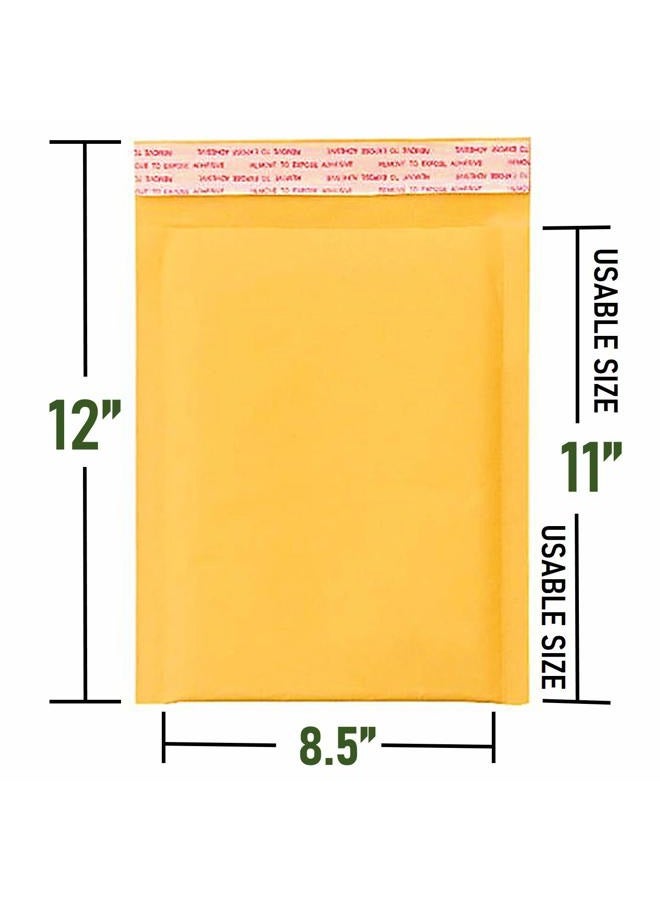 Sales4Less #2 8.5x12 Inches Kraft Bubble Mailers Shipping Padded Envelopes Pack of 100 - Image 2