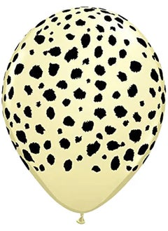 Brain Giggles Brain Giggles Jungle Animal Print Balloons Leopard Spots Latex Balloons 12 Inch Jungle Safari Theme Birthday Decorations Supplies- 10 PCS  - Image 2