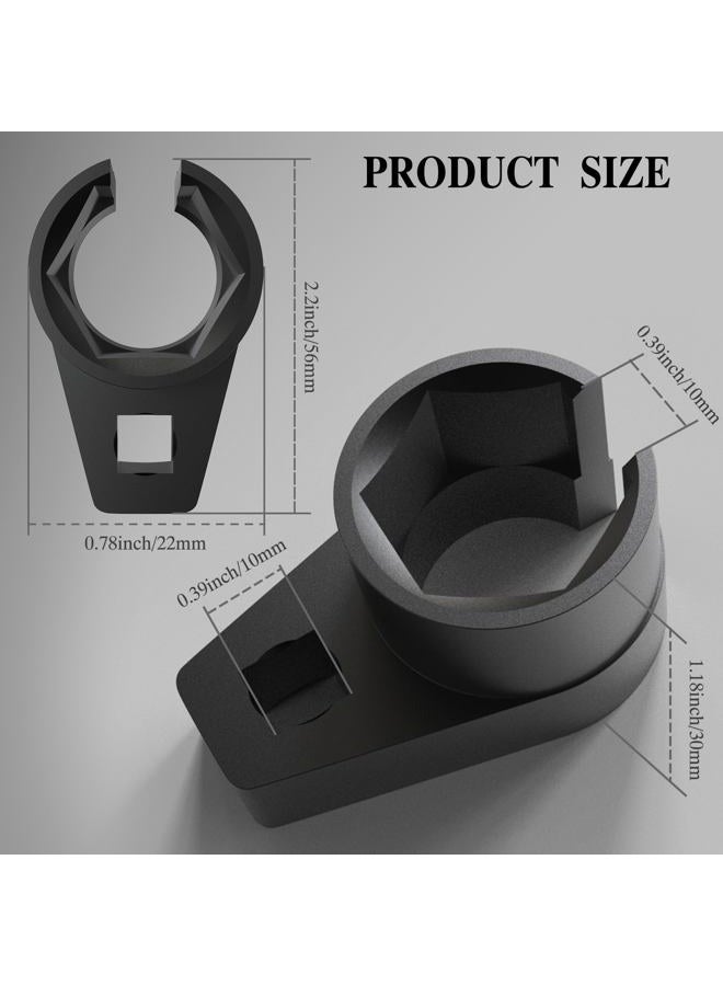 Sguuuwt 3/8" x 7/8" Oxygen Sensor Socket, 50BV30 Alloy Steel with Black Oxide Finish, 22mm O2 Sensor Socket, Compatible with O2 Sensor Removal Tool for Easy Sensor Removal - Image 2