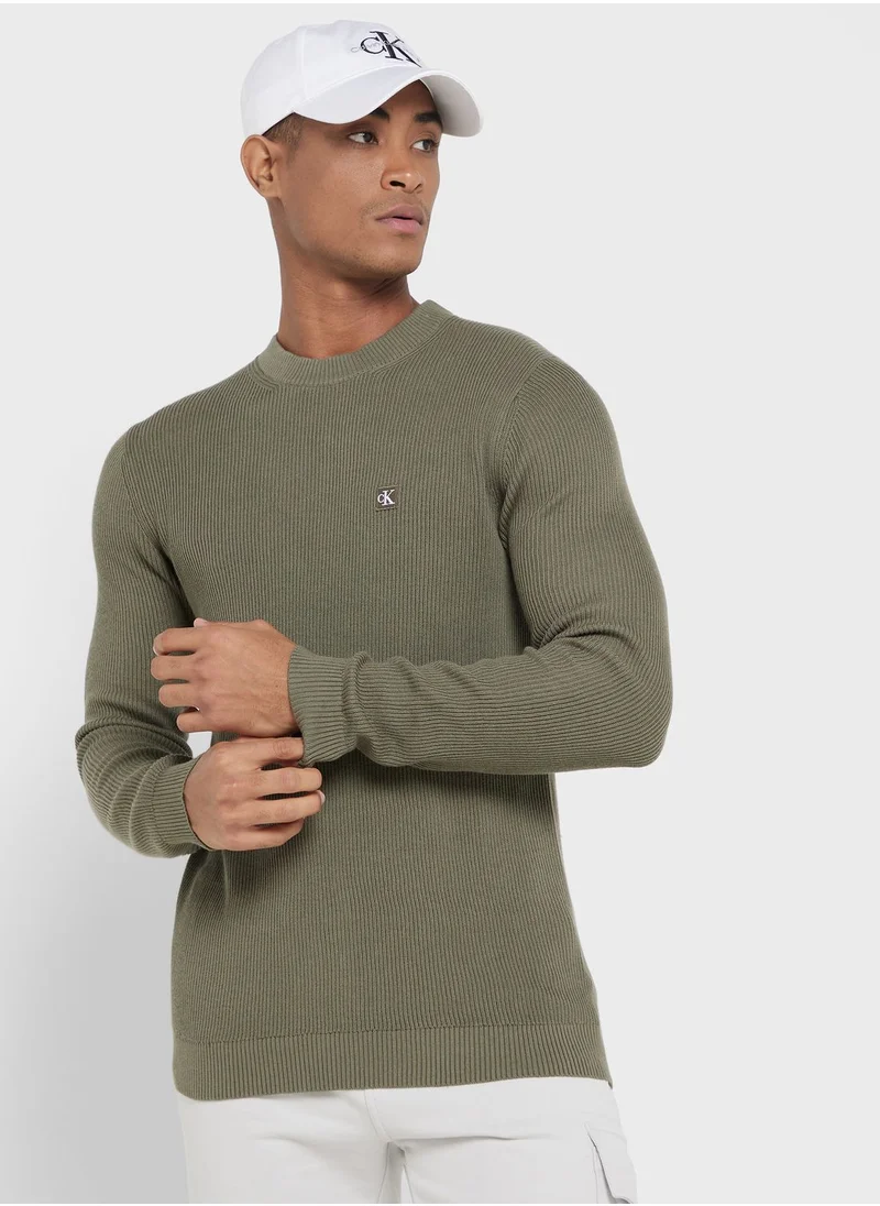 Calvin Klein Jeans Badge Crew Neck Sweater