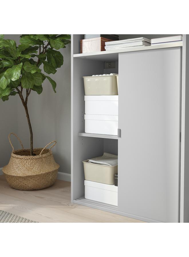 Zaboon Cabinet, light grey, 60x96 cm - Image 5