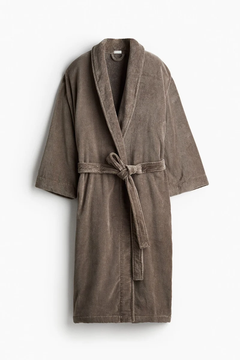 H&M Velour dressing gown