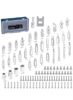 Verci 105 pcs Cordless Electric Screwdriver Set With LED 4 Switch Torques 37 Bits & Storage Case 1300mAh Rechargeable Battery Portable Utility Tool For Repairing Woodwork DIY Projects And More  - Image 5