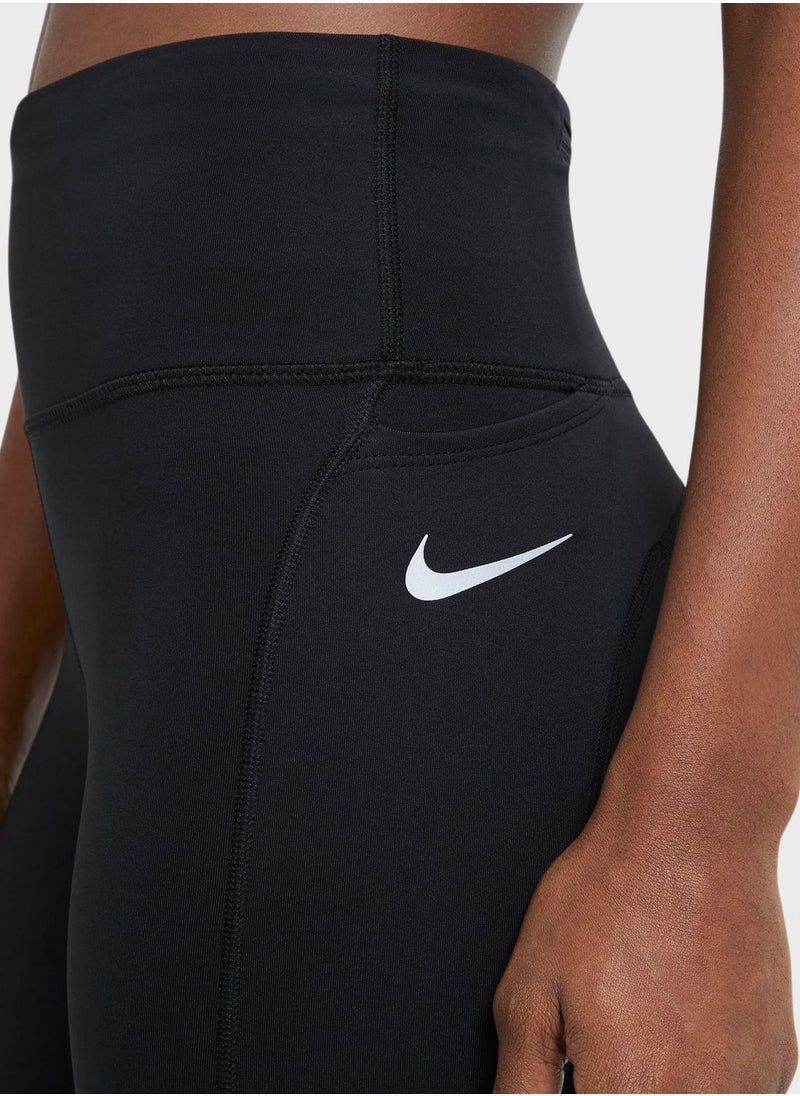 Nike - Dri-Fit Cropped Tights - Image 1