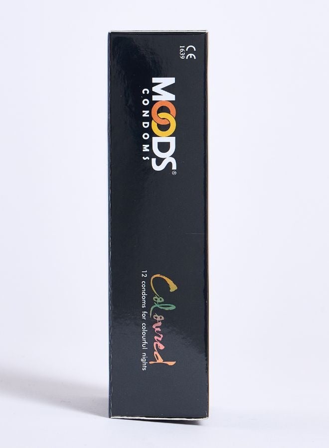 Moods Coloured Condoms 12 Pieces  - Image 3