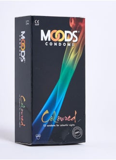Moods Coloured Condoms 12 Pieces  - Image 2