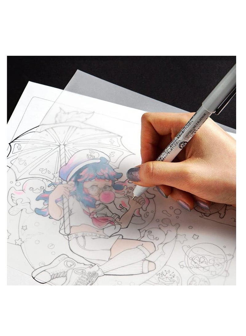 Premify 50/Sheets A4 Sketch Pad White Thick Papers 160gsm/90lb Artist Drawing Paper Acid Free, Ideal Sketchbook for Kids & Adults Sketching or Painting, Professional Blank Sketchpad Paint Book Fine Art Series - Image 4