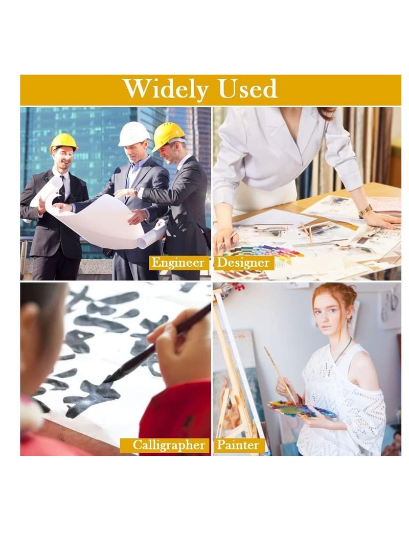 Premify 50/Sheets A4 Sketch Pad White Thick Papers 160gsm/90lb Artist Drawing Paper Acid Free, Ideal Sketchbook for Kids & Adults Sketching or Painting, Professional Blank Sketchpad Paint Book Fine Art Series - Image 5