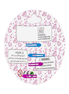 يونيكورن مشابك شعر وحيد القرن 4 قطع - HA-UNI-1002  - Image 2