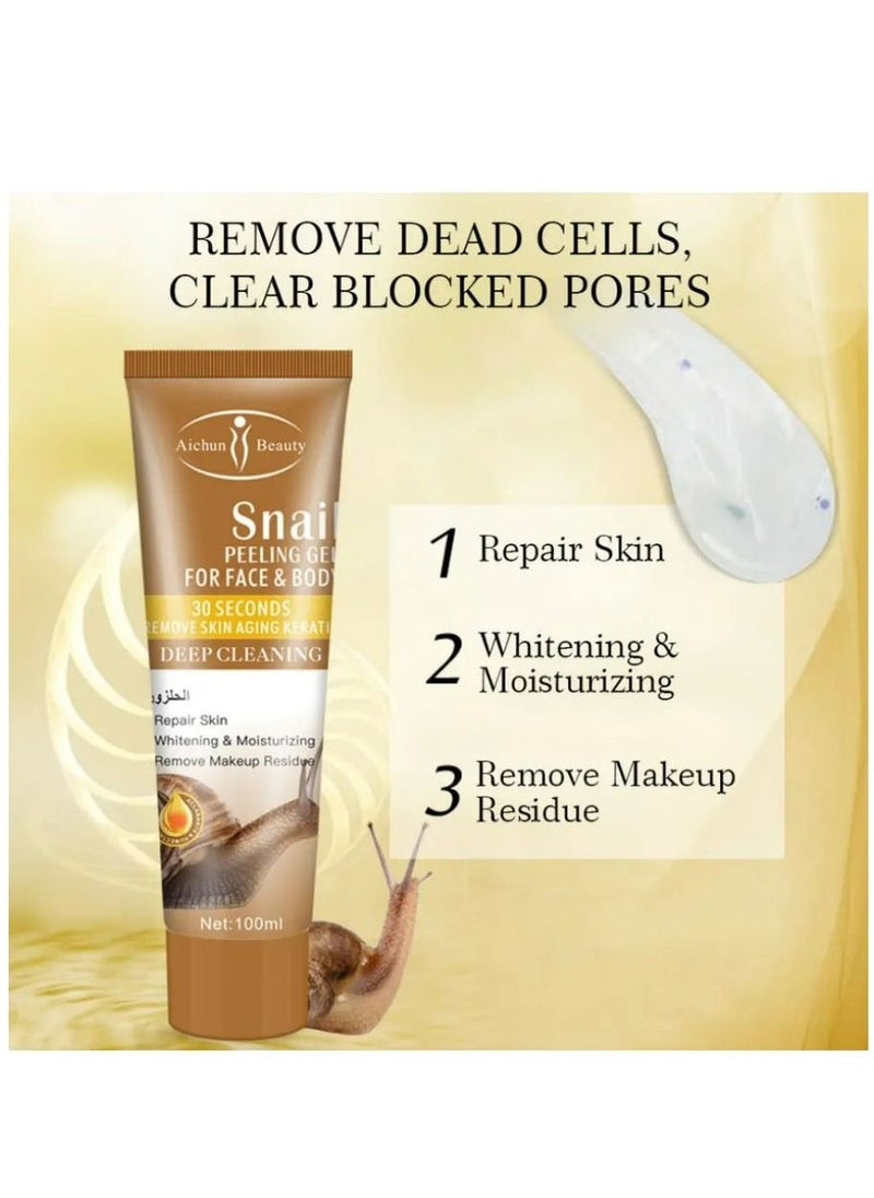 Aichun beauty - Aichun beauty snail peeling gel 100ml - Image 1