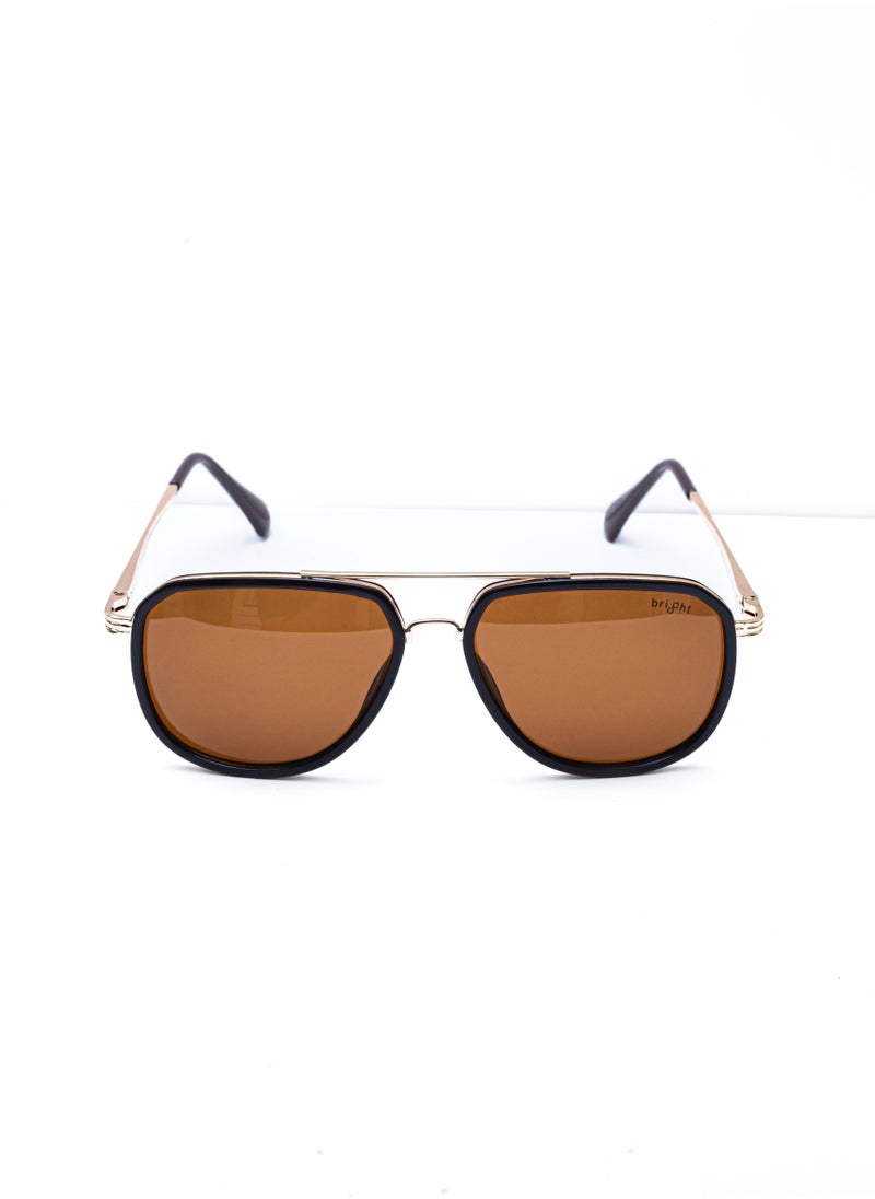 Baleno "Classic Aviator Sunglasses with Sturdy Metal Frame – Polarized Lenses for 100% UV Protection, Lightweight & Comfortable Design – Perfect for Men & Women, Ideal for Driving, Travel, and Outdoor Activities  - Image 1