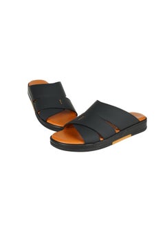 barjeel uno 008-3666 Barjeel Uno Mens Arabic Sandals MSA125 Black  - Image 3
