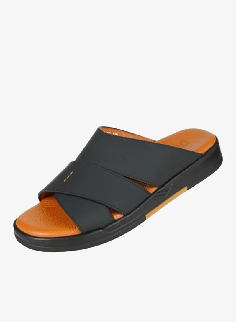 008-3666 Barjeel Uno Mens Arabic Sandals MSA125 Black