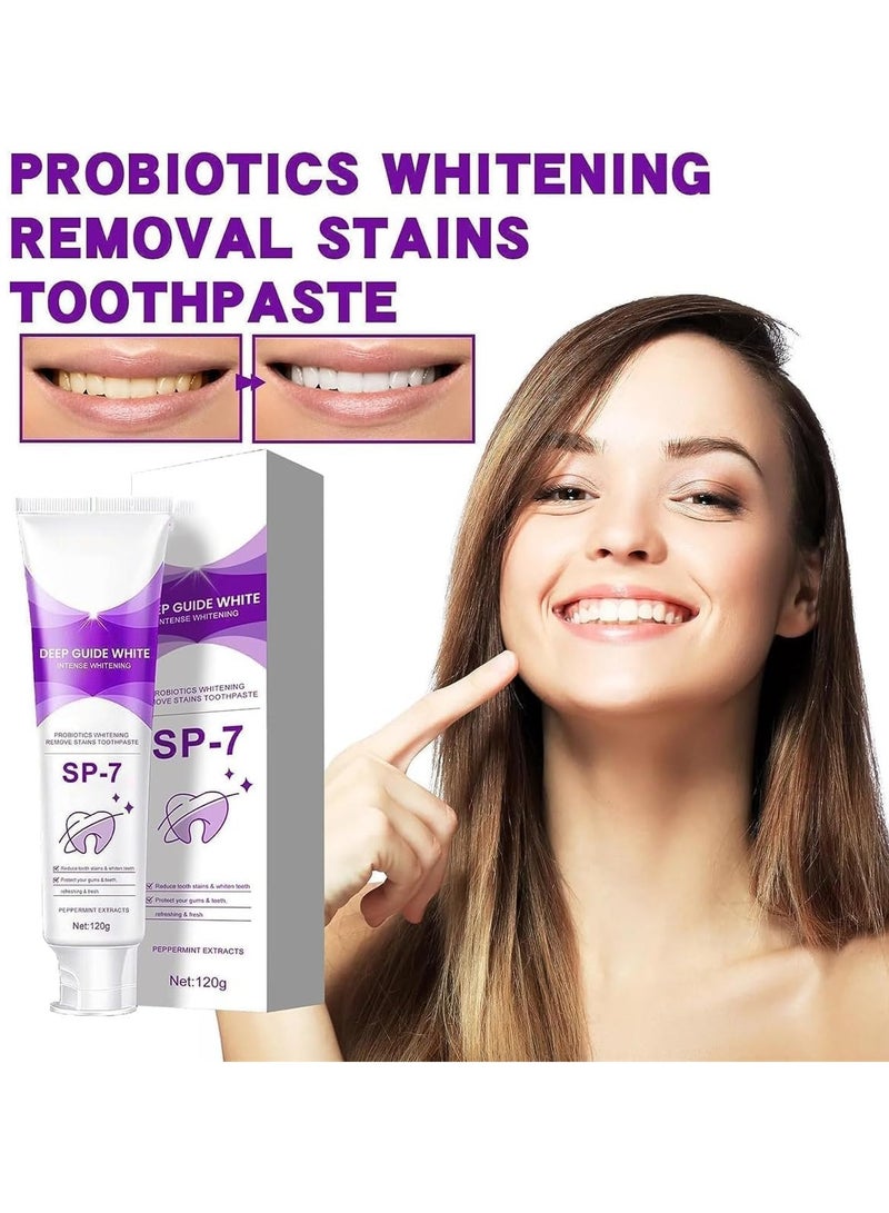 Sp-7 Toothpaste,Probiotic Whitening Toothpaste,Fresh Breath Whitening Toothpaste,Tooth Stain Removing Toothpaste