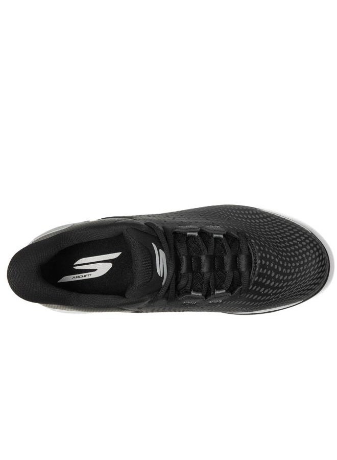 SKECHERS Men's Viper Court Reload Hands Free Slip-ins Sneaker, Black/White, 42.5 EU - Image 2