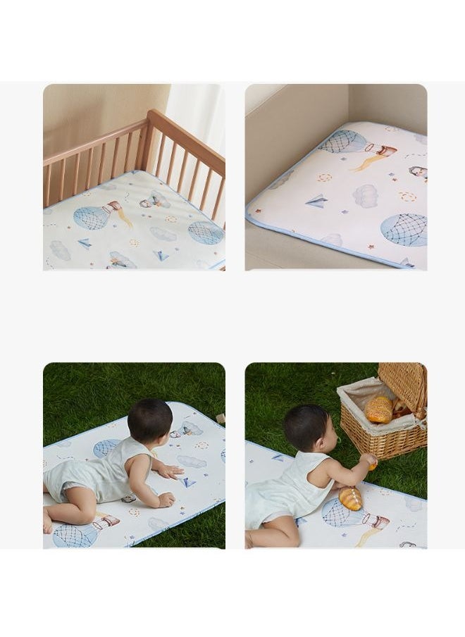 TEN-M JOURNEY - Zoo Party Printed Soft Baby Cooling Mat 70 CM X 140 CM - Image 1