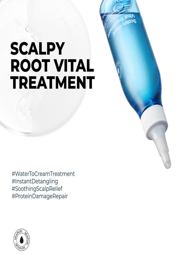 Seapuri Seaprui Scalpy Root Vital Treatment | Water to Cream Scalp Treatment with Protein, Camellia, Rosemary & Chamomile | Instant Detangling, Resilient Volume, Repair & Itchy Scalp Relief - Image 2