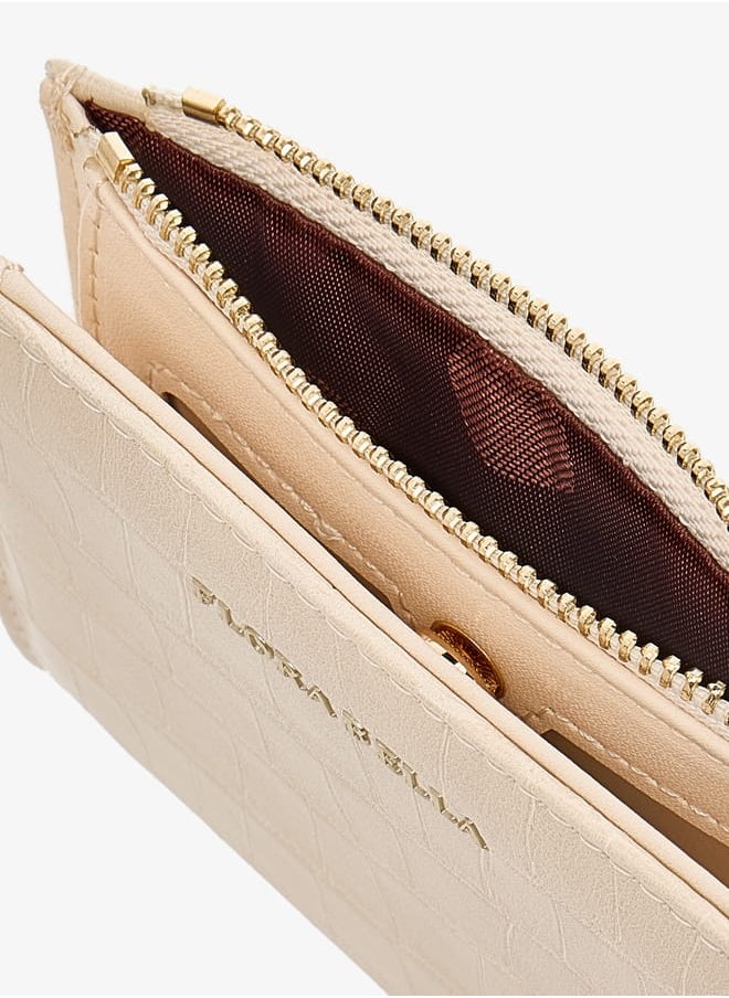 Flora Bella By Shoexpress - Women Textured Cardholder with Zip Closure - Image 1